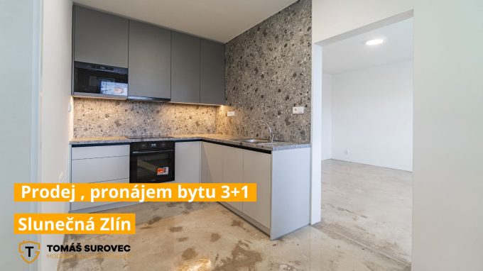 Prodej, nebo pronájem bytu 3+1, Zlín, Slunečná  PRONAJATO