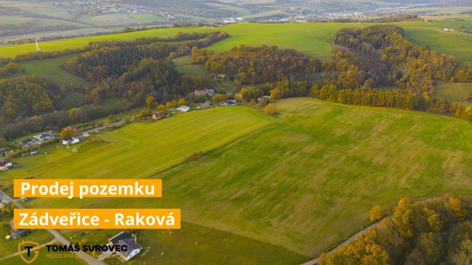 Prodej pozemku v obci Zádveřice-Raková  PRODÁNO