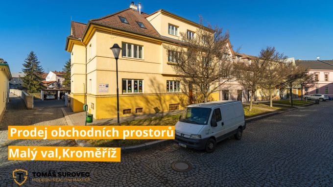 Prodej obchodních prostorů 303m2 , Malý val Kroměříž