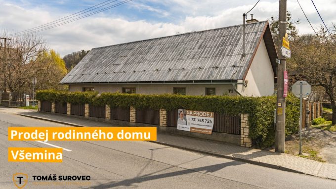Prodej rodinného domu, Všemina  PRODÁNO!