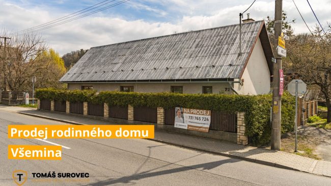 Prodej rodinného domu, Všemina  REZERVACE !
