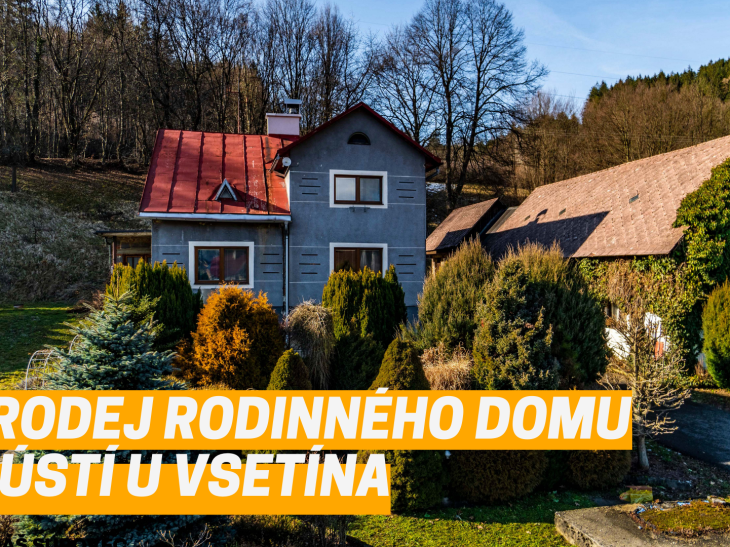 Prodej rodinného domu v Ústí u Vsetína – REZERVACE!