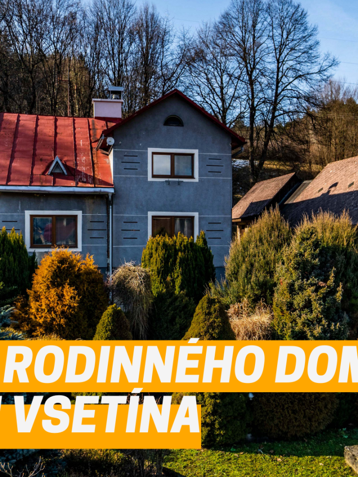 Prodej rodinného domu v Ústí u Vsetína – REZERVACE!