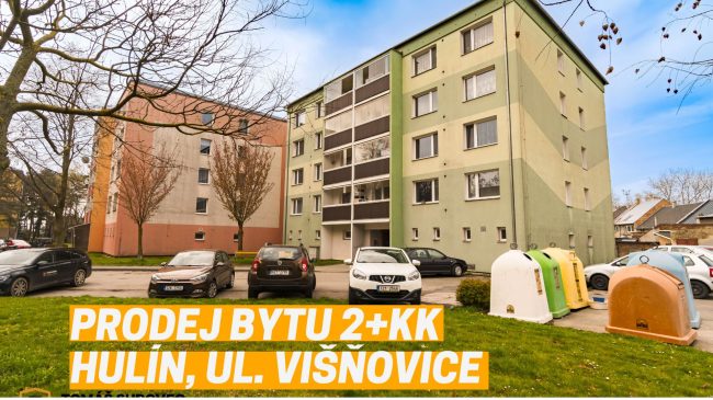 Prodej bytu 2+kk v Hulíně, ul. Višňovice – PRODÁNO!