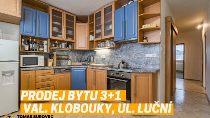 Prodej bytu 3+1 ve Val. Kloboukách, ul. Luční – PRODÁNO!