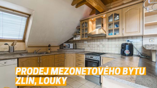 Prodej mezonetového bytu ve Zlíně, Loukách – PRODÁNO!