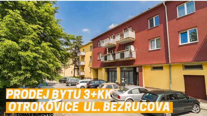 Prodej bytu 3+kk Otrokovice, ul. Bezručova – PRODÁNO!