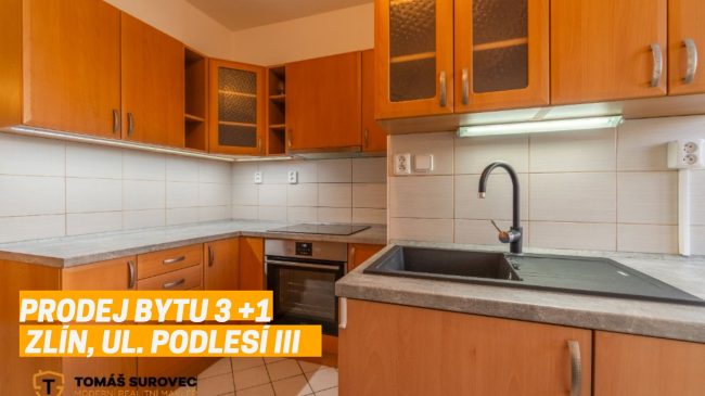 Prodej bytu 3+1 Zlín, ul. Podlesí III – PRODÁNO!