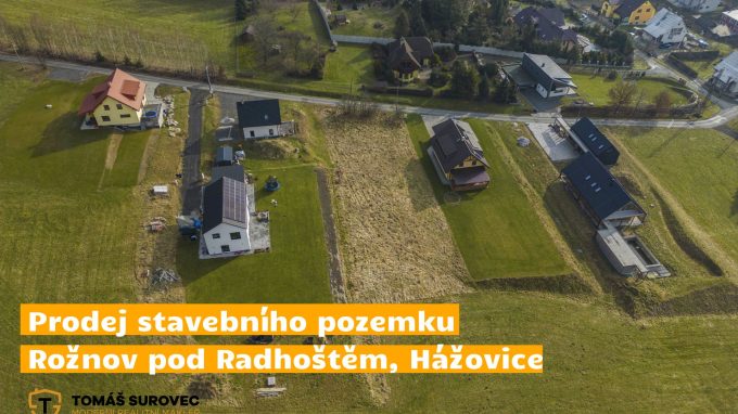 Prodej stavebního pozemku, Rožnov pod Radhoštěm, Hážovice  PRODÁNO